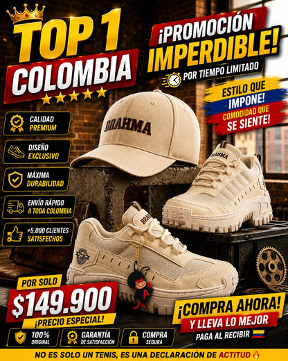 PROMO - Zapatos Brahma + Gorra Gratis